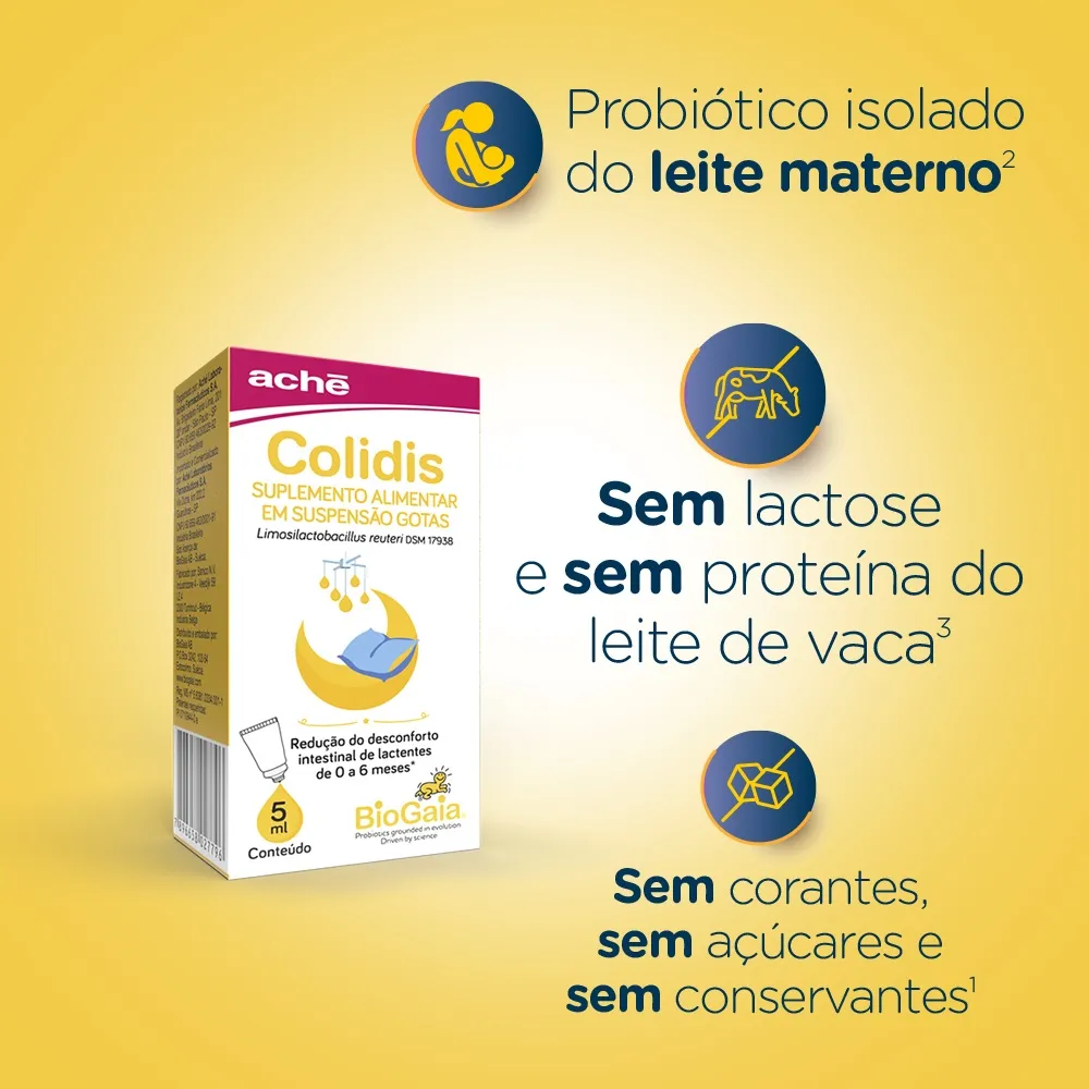 Colidis Gotas Aché Com 5Ml